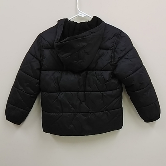 Old Navy long sleeve black puffy coat 4482G - Picture 2 of 4